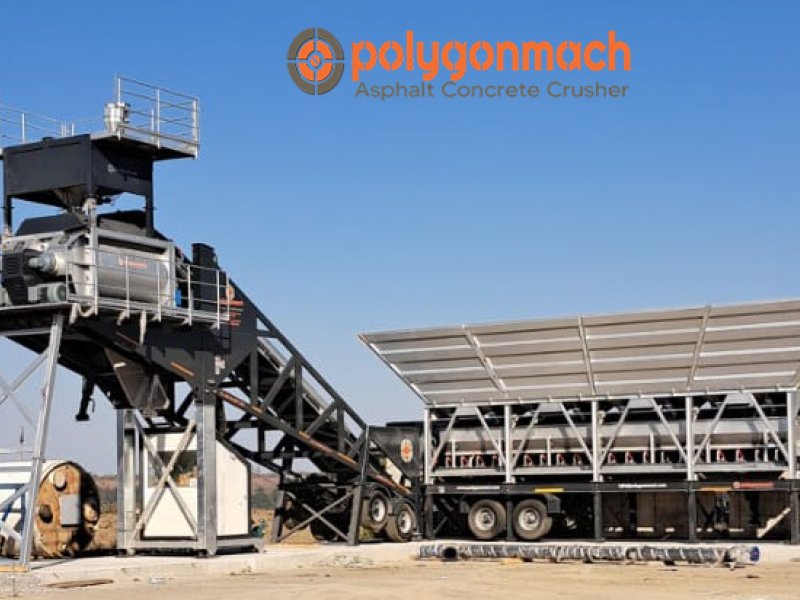 120m2/h mobile concrete plant commisoned in Eastern Europe