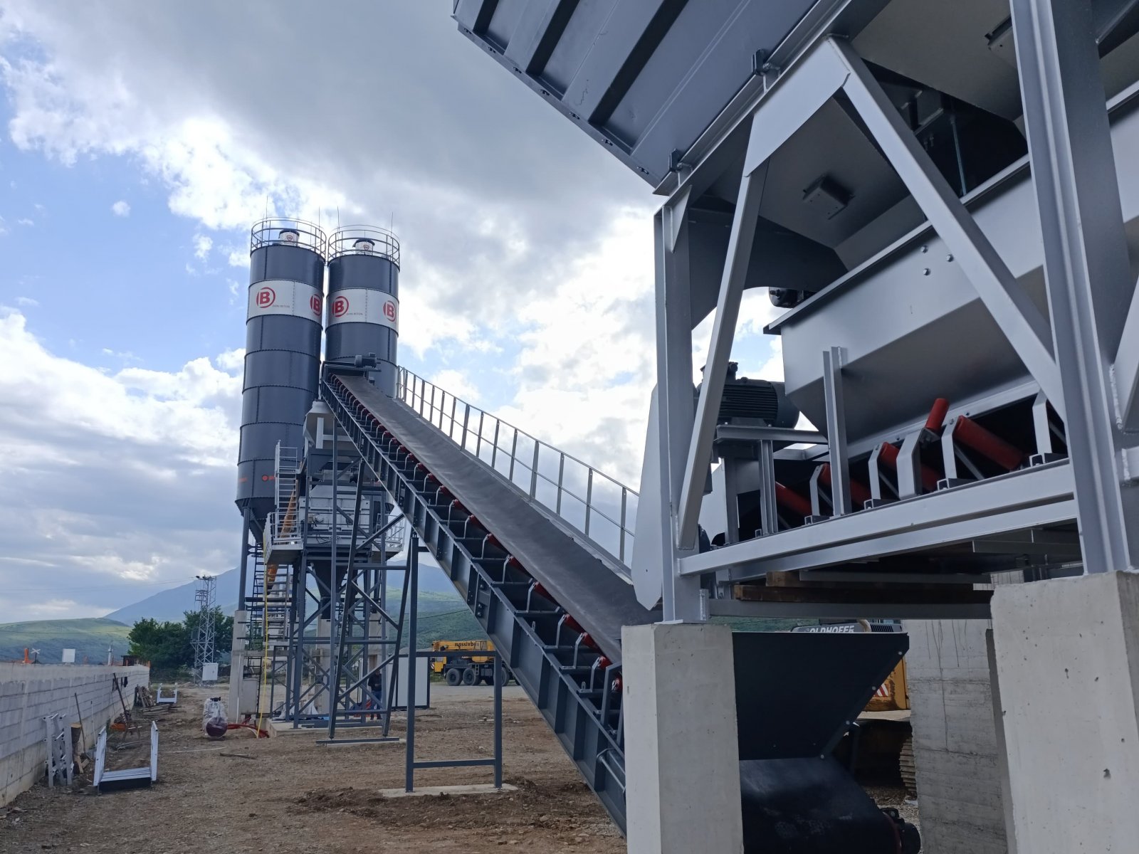 100m3 stationary plant in Kosova