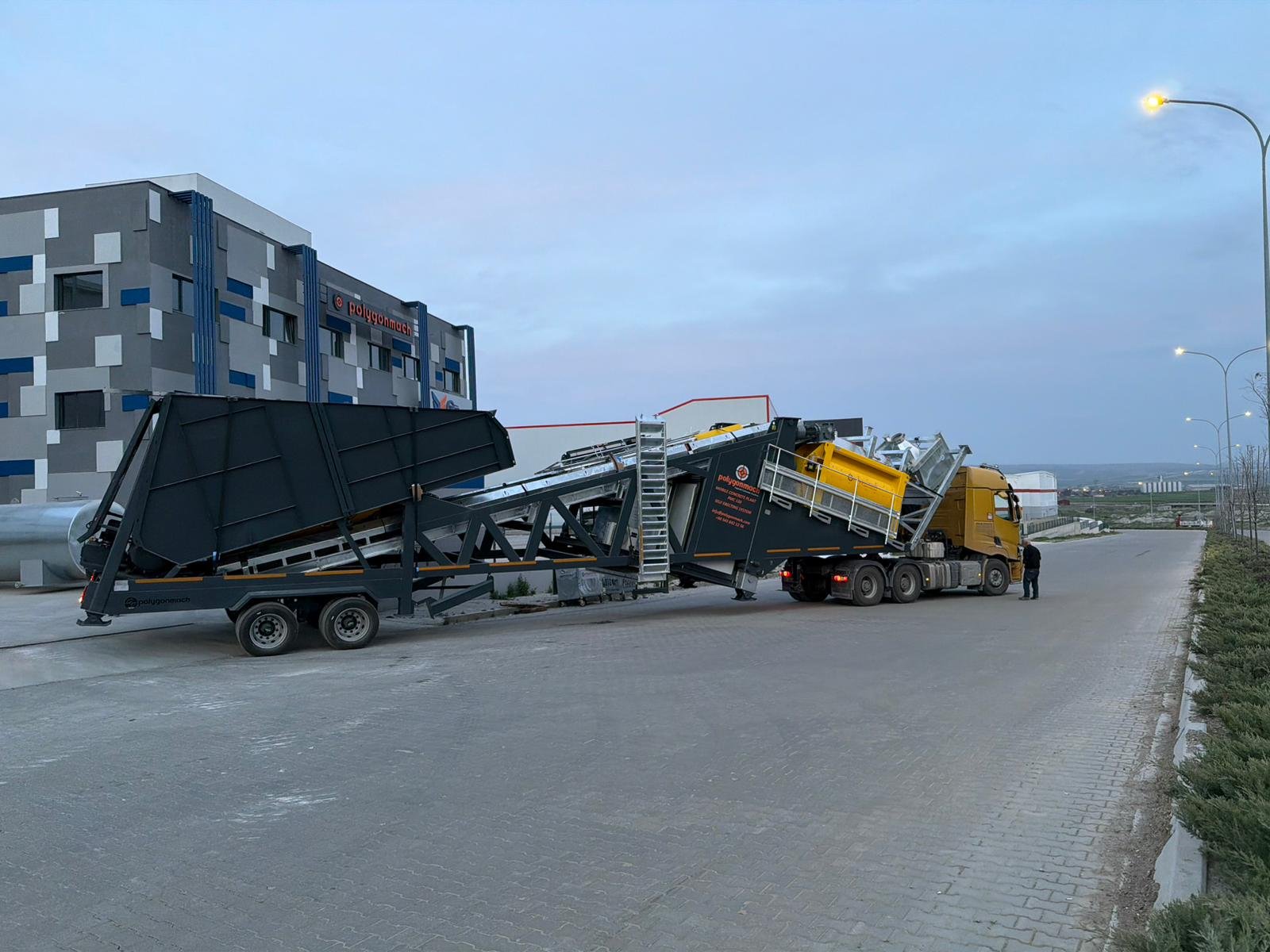 Mobile Concrete Batching Plant