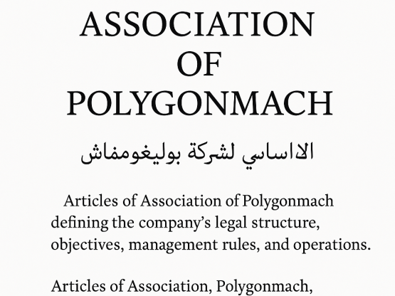 SATZUNG DER POLYGONMACH SANAYİ VE TİCARET LİMİTED ŞİRKETİ (POLYGONMACH INDUSTRIE- UND HANDELSGESELLSCHAFT MIT BESCHRÄNKTER HAFTUNG)