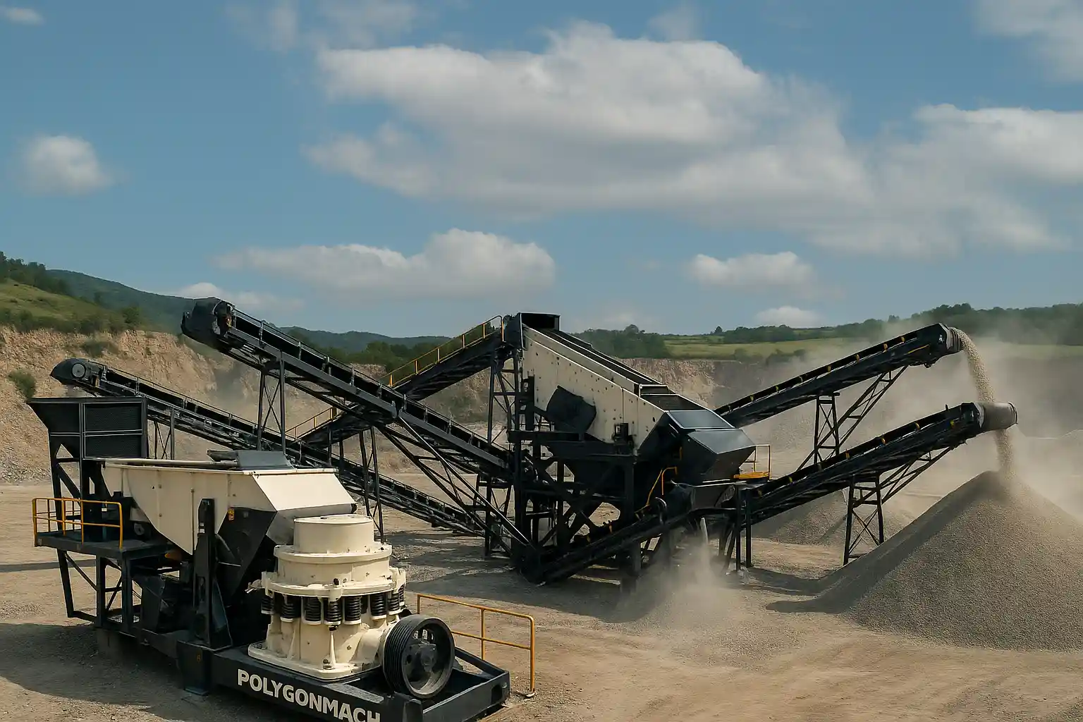 Innowacje w instalacjach kruszenia i przesiewania: napędzanie wydajności i zrównoważonego rozwoju